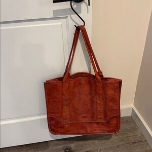 Frye Campus Handbag-burnt red